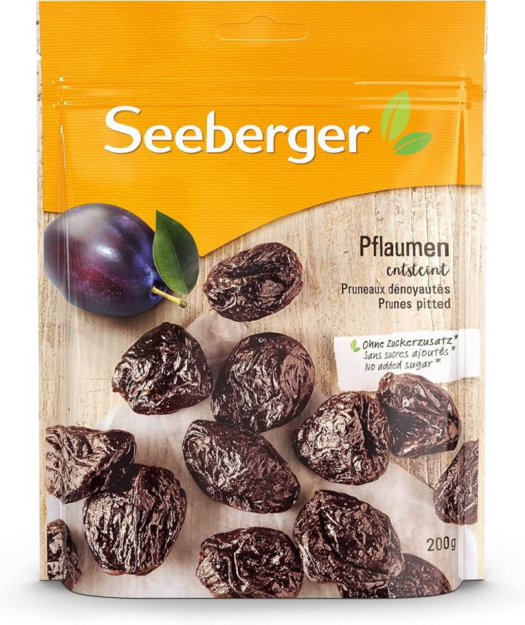 SEEBERGER PRUNES PITTED 200G